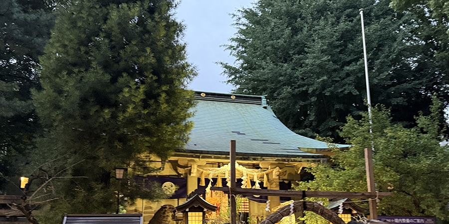 梅雨空の夏越大祓